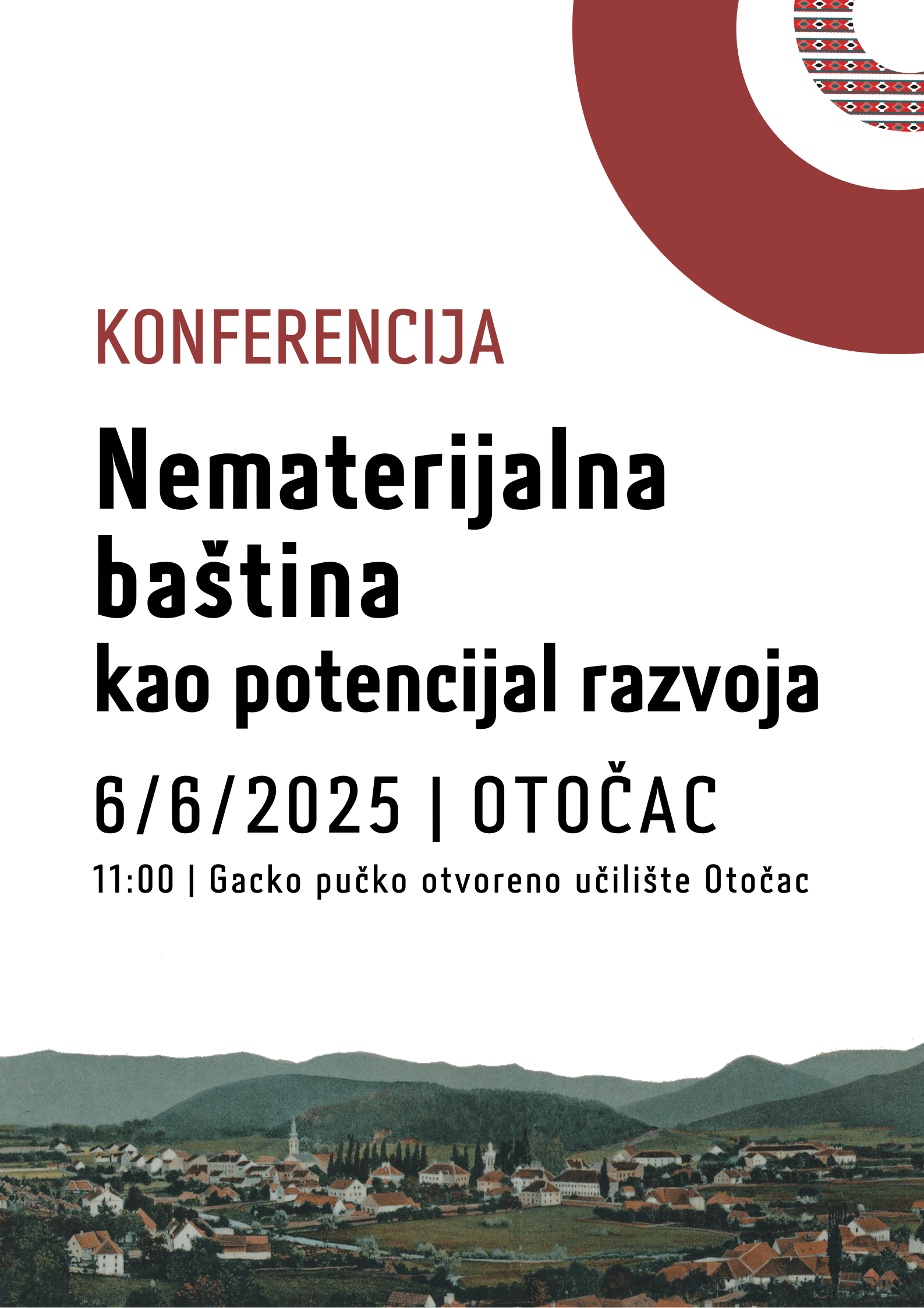 Konferencija - Nematerijalna baština kao potencijal razvoja - Gacko pučko otvoreno učilište Otočac - 2025