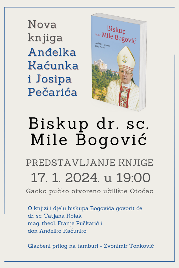 Predstavljanje knjige / Biskup dr. sc. Mile Bogović