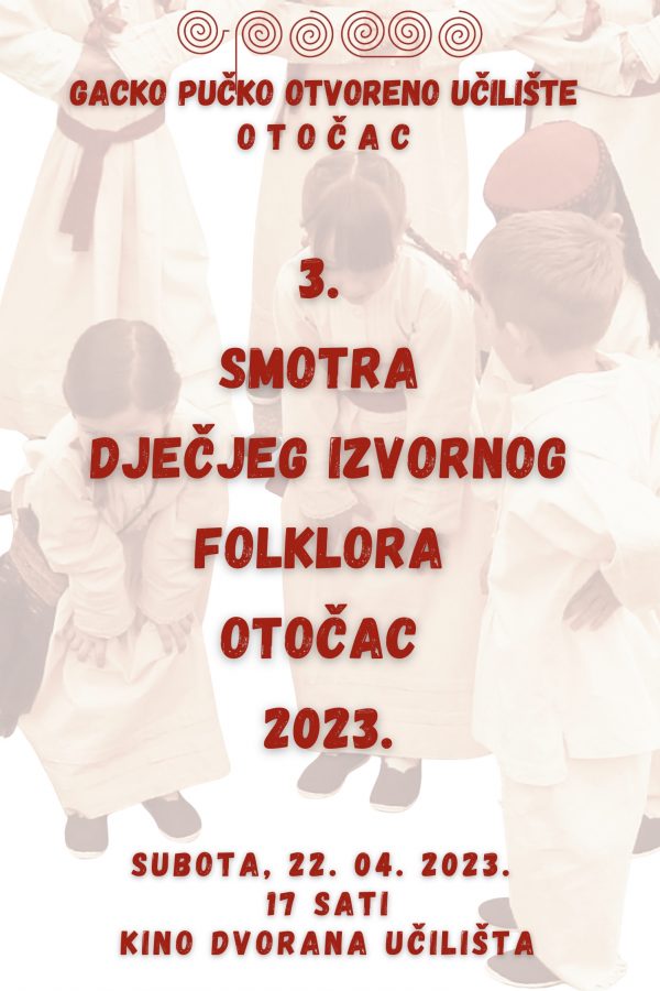 3. SMOTRA DJEČJEG IZVORNOG FOLKLORA – PRIJAVA